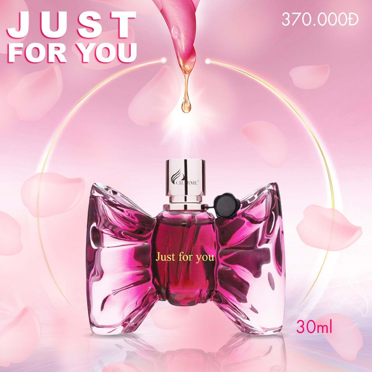 Charme Just For You tạo nên một nét tinh tế cho những người phụ nữ vui vẻ và lãng mạn. 