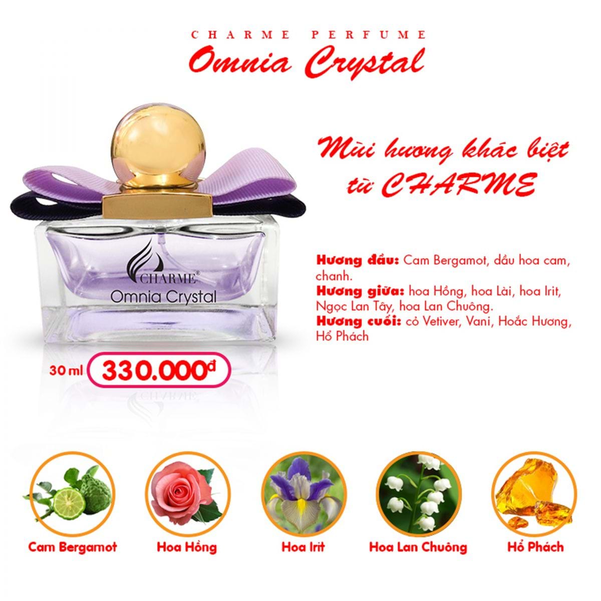 Thành phần đặc biệt tạo nên Charme Omnia