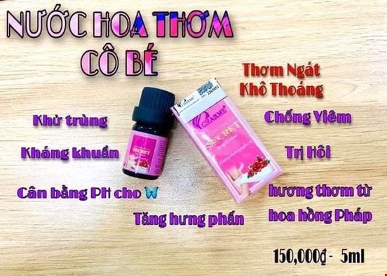 Nước Hoa Vùng Kín Charme Secret (Rose Extract 5ml)