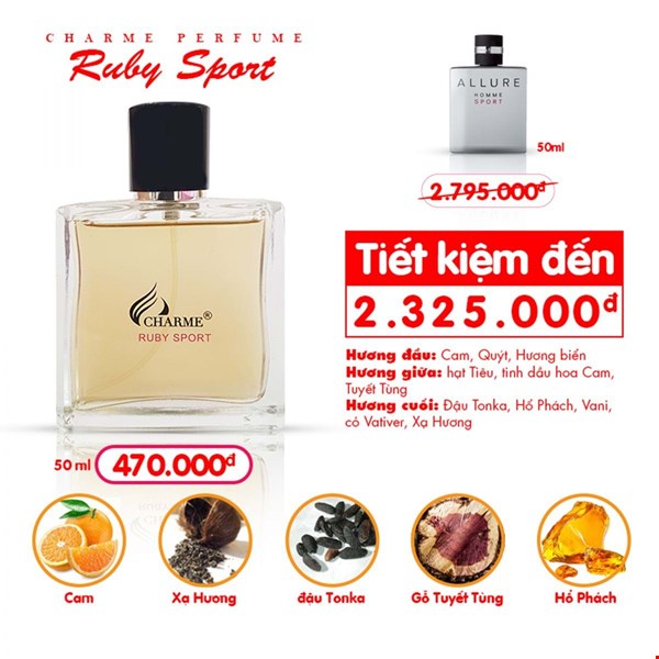 Charme Ruby Sport 50ml