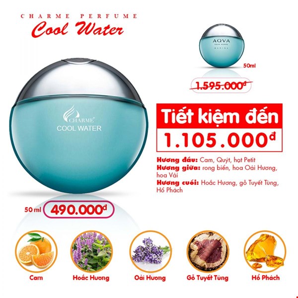 Charme Cool Water 50ml