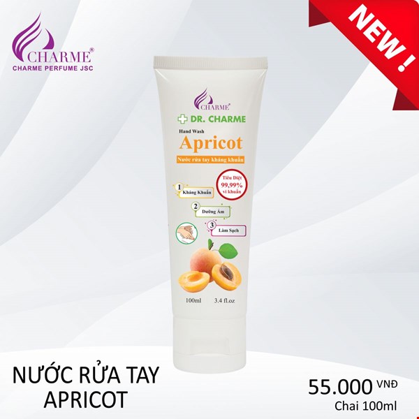 Nước Rửa Tay Charme Apricot 100ml