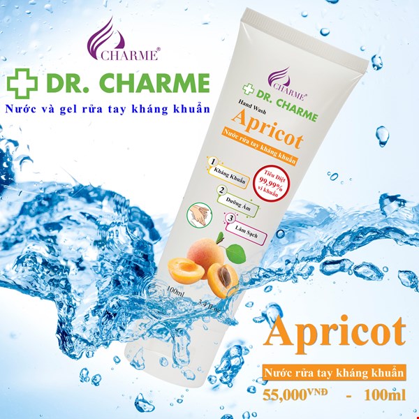 Nước Rửa Tay Charme Apricot 100ml