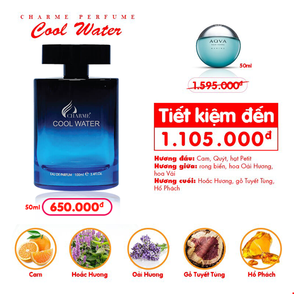 Charme Cool Water 100ml