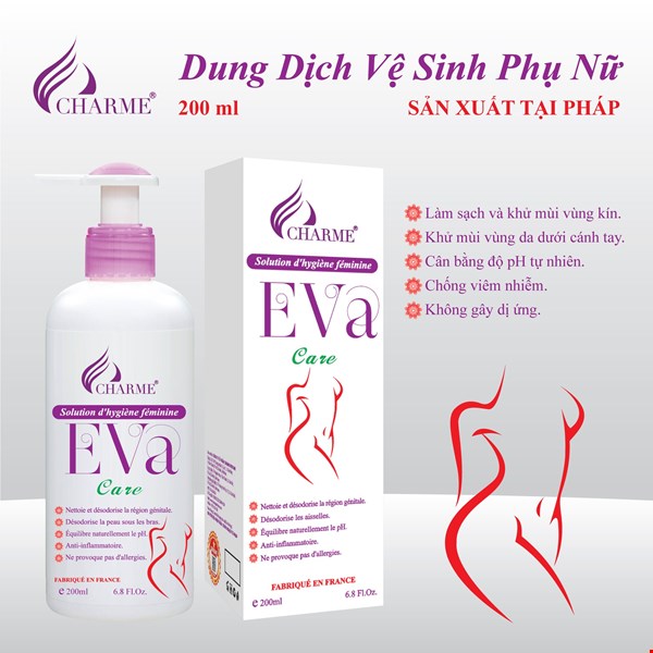 DUNG DỊCH VỆ SINH PHỤ NỮ EVA CARE