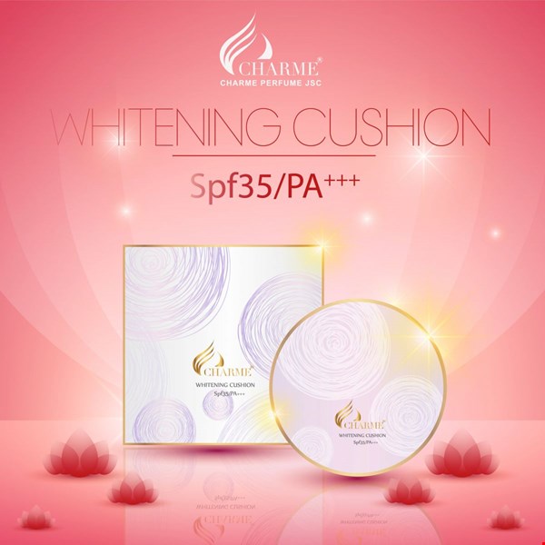 Phấn nước Charme Whitening Cushion SPF 35/ PA+++