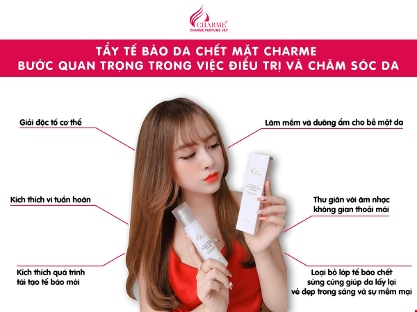 Serum tẩy tế bào chết mặt Charme Resuface Peeling 