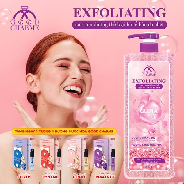 Sữa Tắm Tẩy Tế Bào Da Chết Charme Exfoliating 